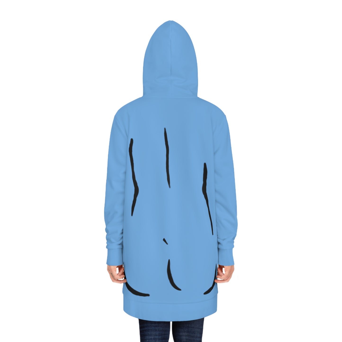 Sexy Alien Hoodie Dress (Blue)