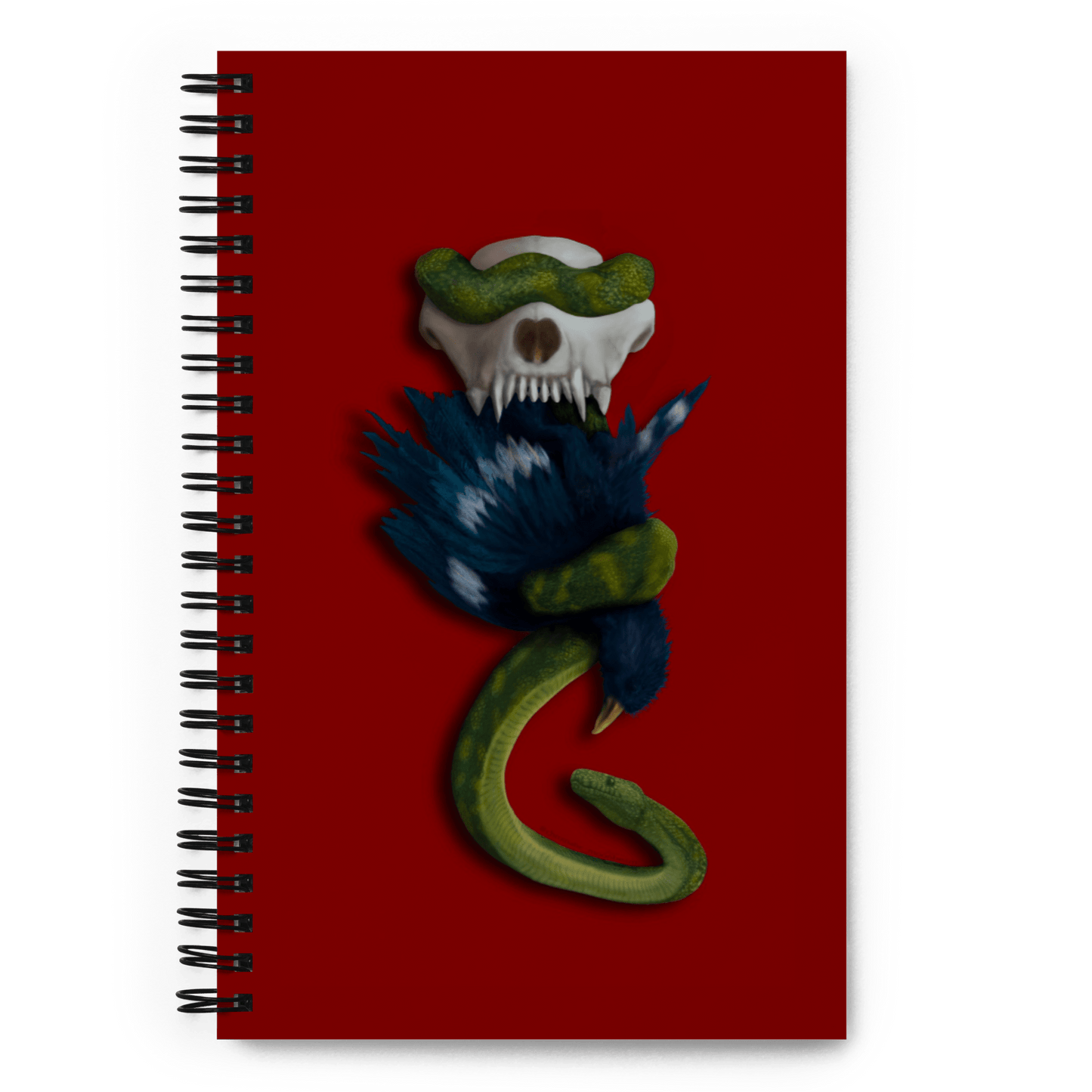 Death Grip Spiral Notebook - Chromatic Moonbeam Clothing