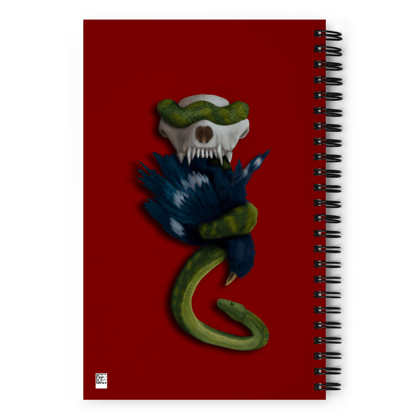 Death Grip Spiral Notebook - Chromatic Moonbeam Clothing