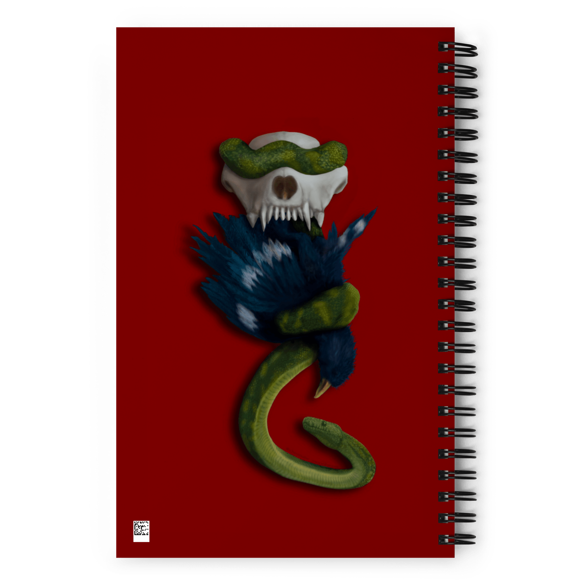 Death Grip Spiral Notebook - Chromatic Moonbeam Clothing