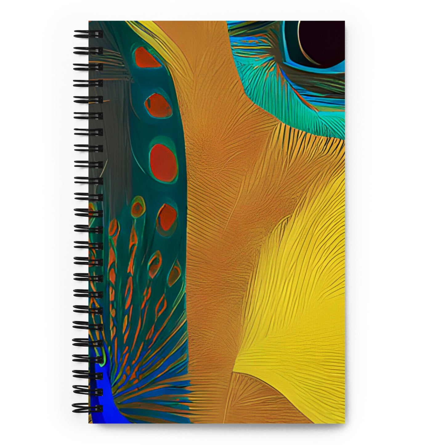 Peacock Dreams Spiral Notebook
