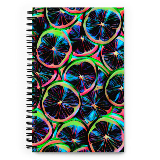 Neon Citrus Spiral Notebook