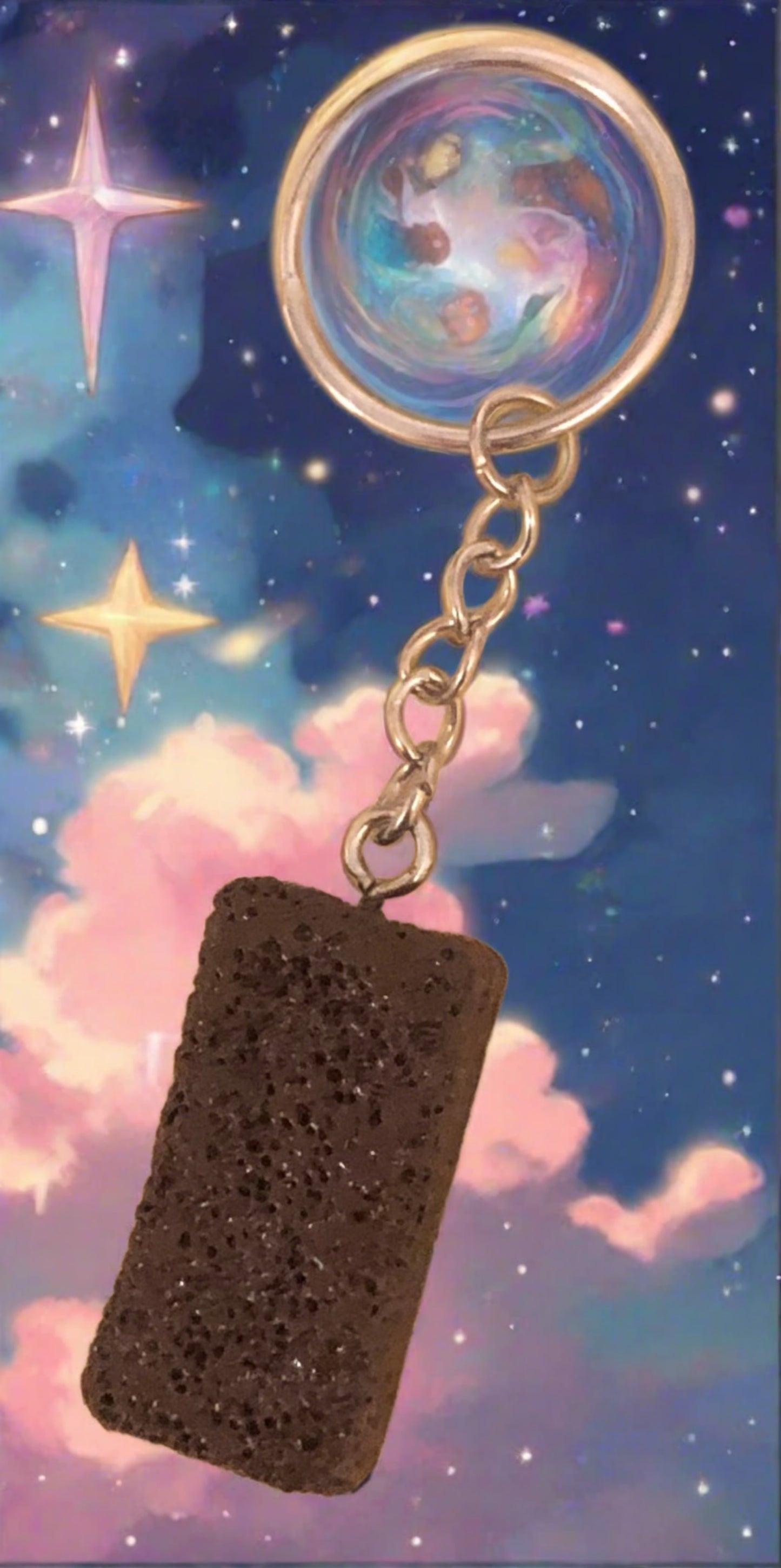 Cosmic Brownie Keychain