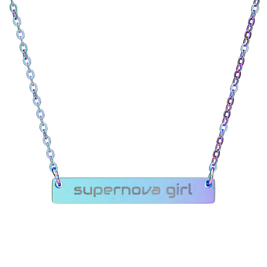 Supernova Horizontal Bar Necklace