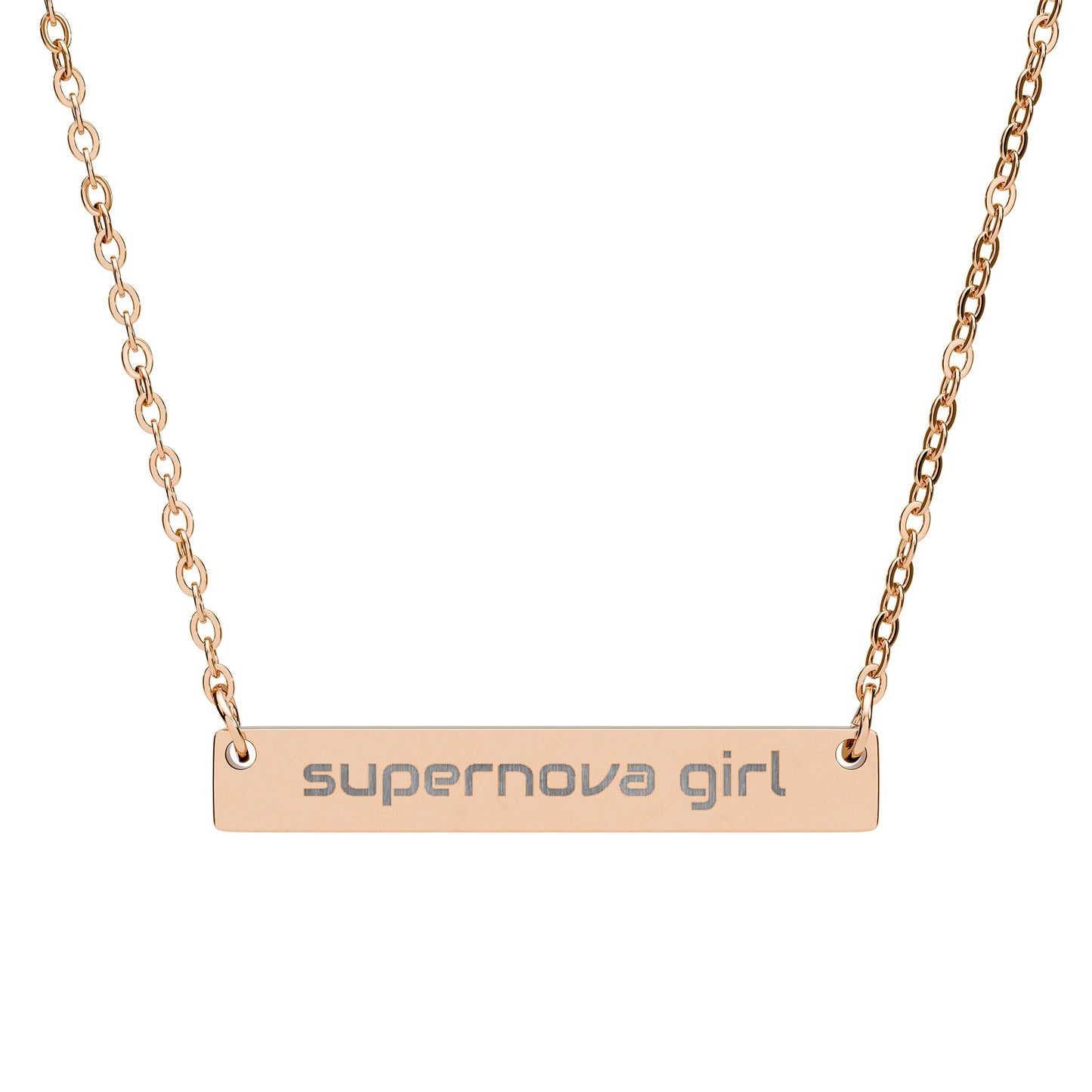 Supernova Horizontal Bar Necklace