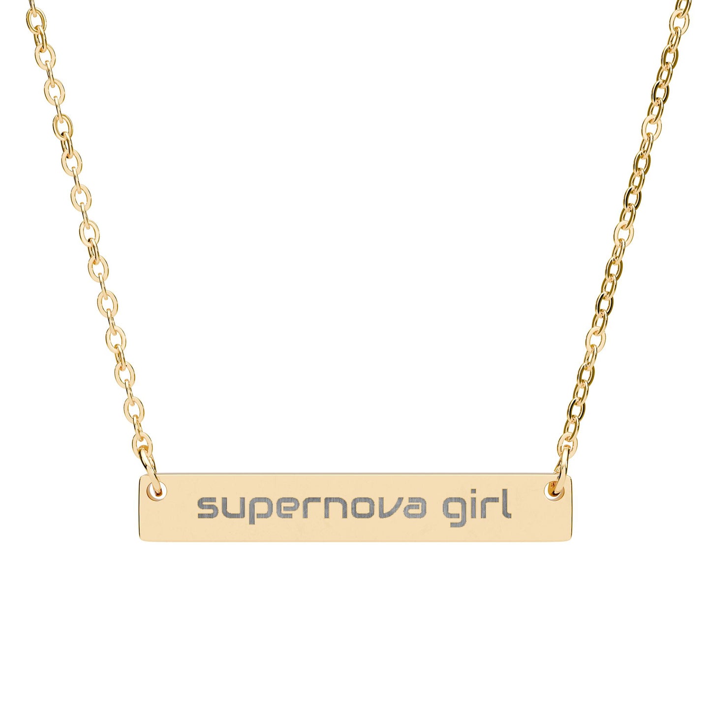 Supernova Horizontal Bar Necklace