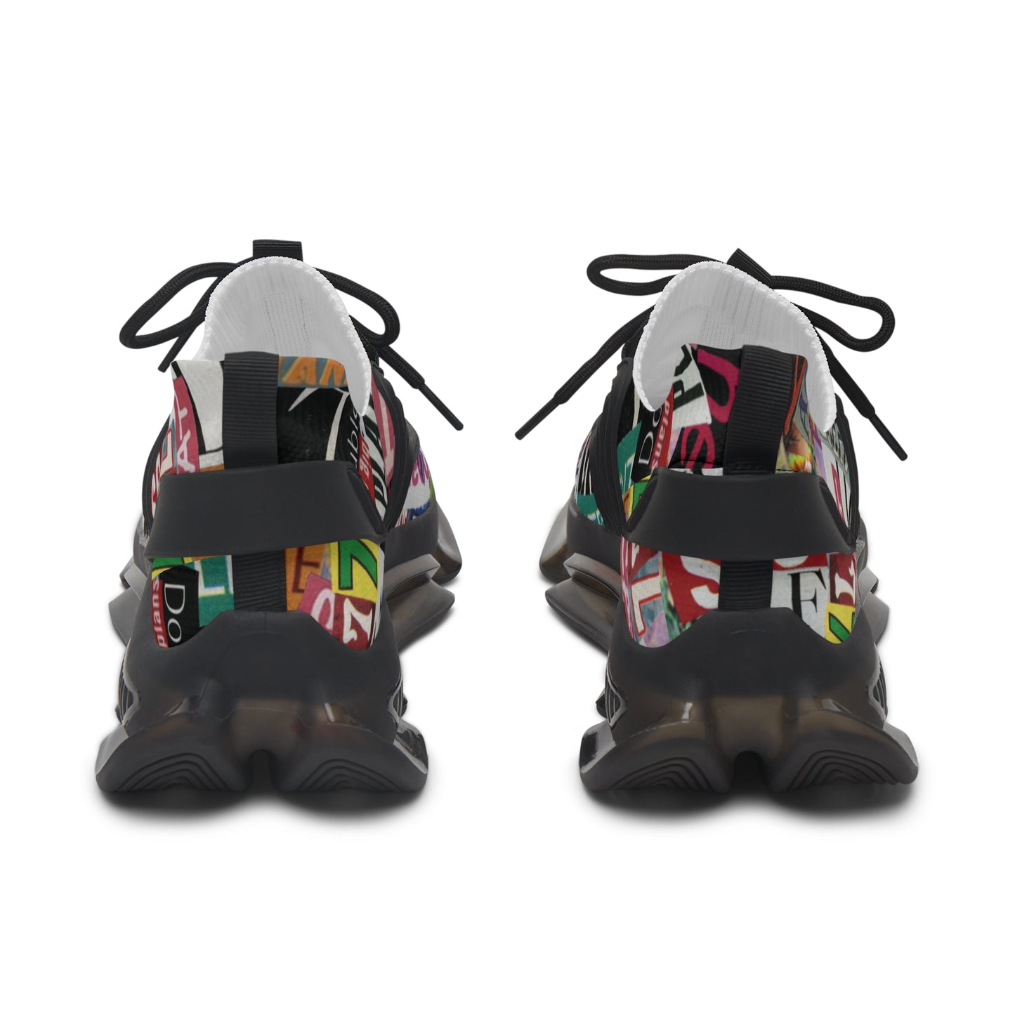 Cutthroat Collage Women's Mesh Sneakers