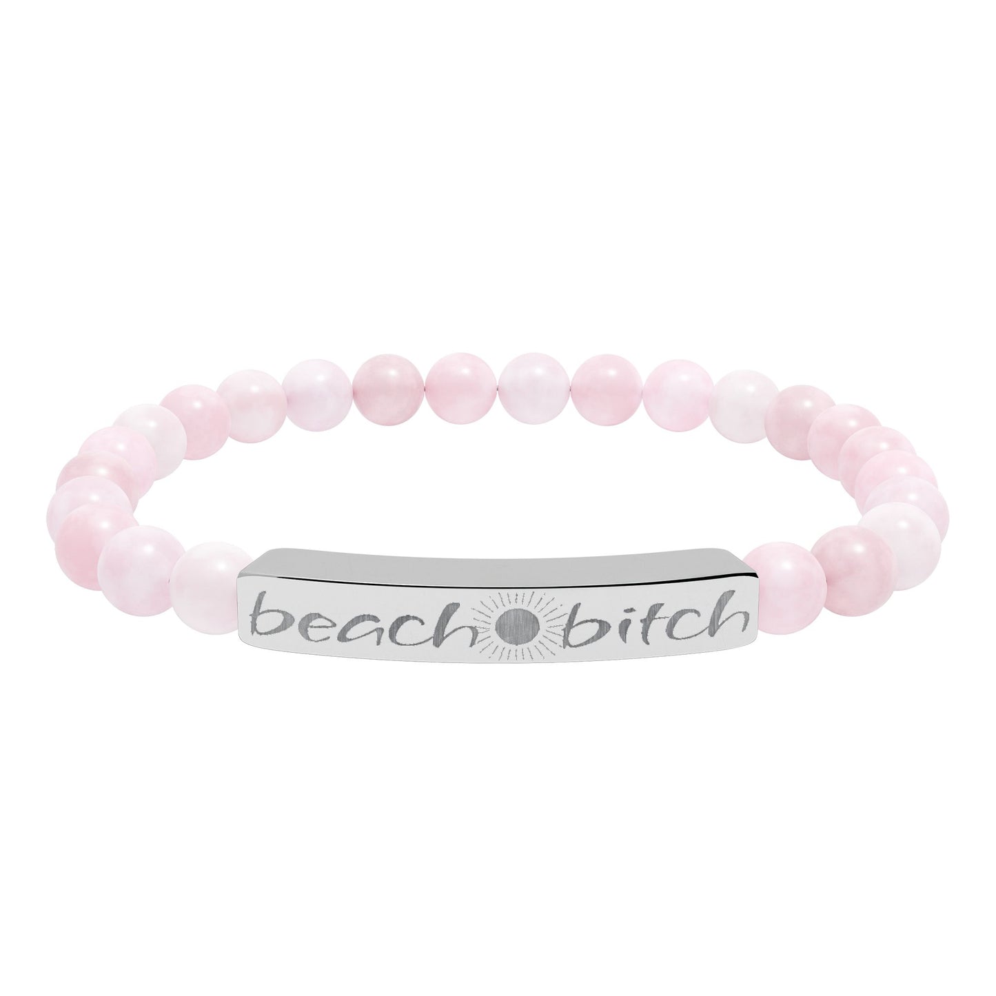 Beach Bitch Natural Stone Bracelet