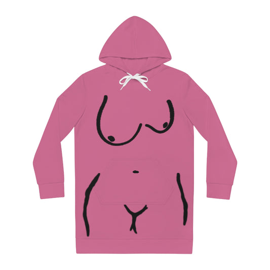 Sexy Alien Hoodie Dress (Pink)