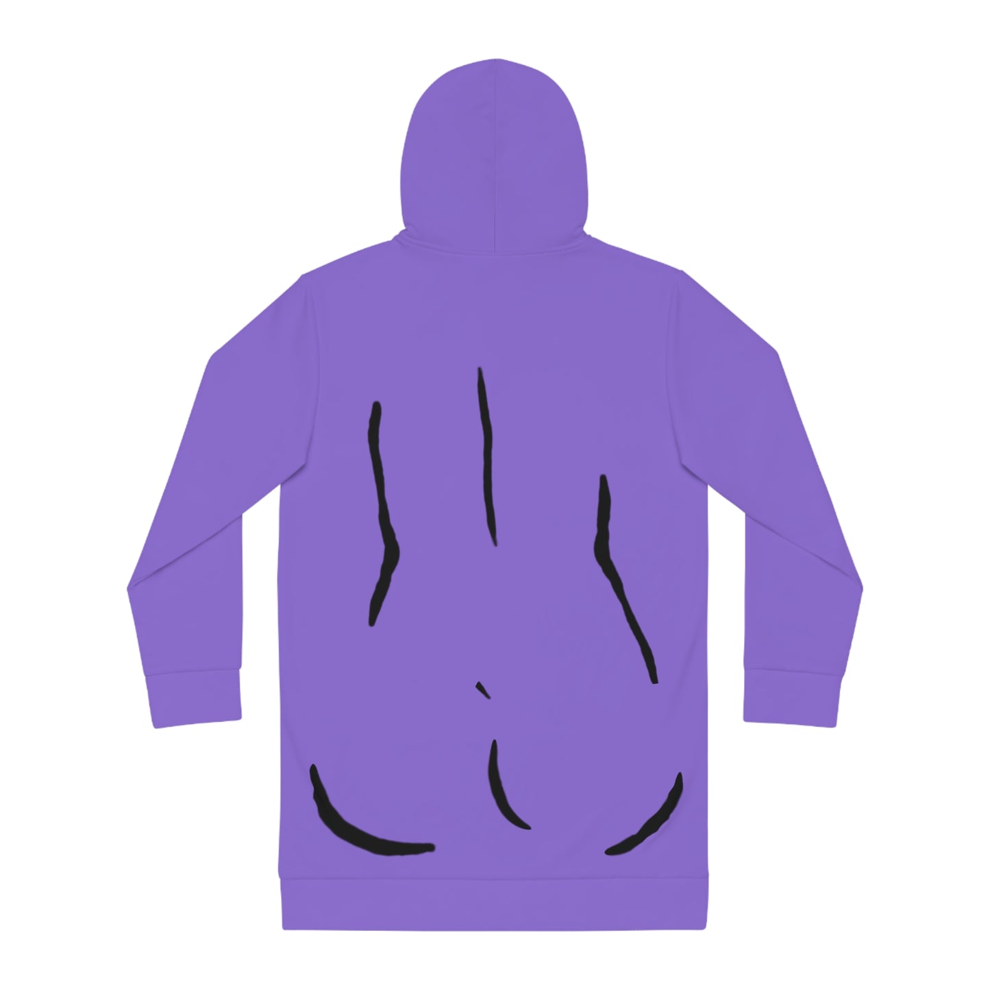 Sexy Alien Hoodie Dress (Purple)