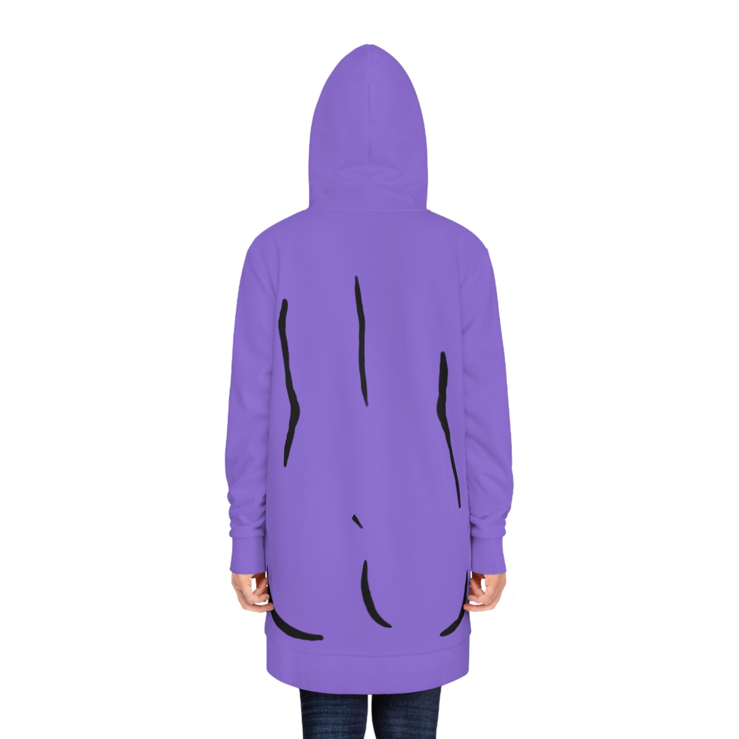 Sexy Alien Hoodie Dress (Purple)