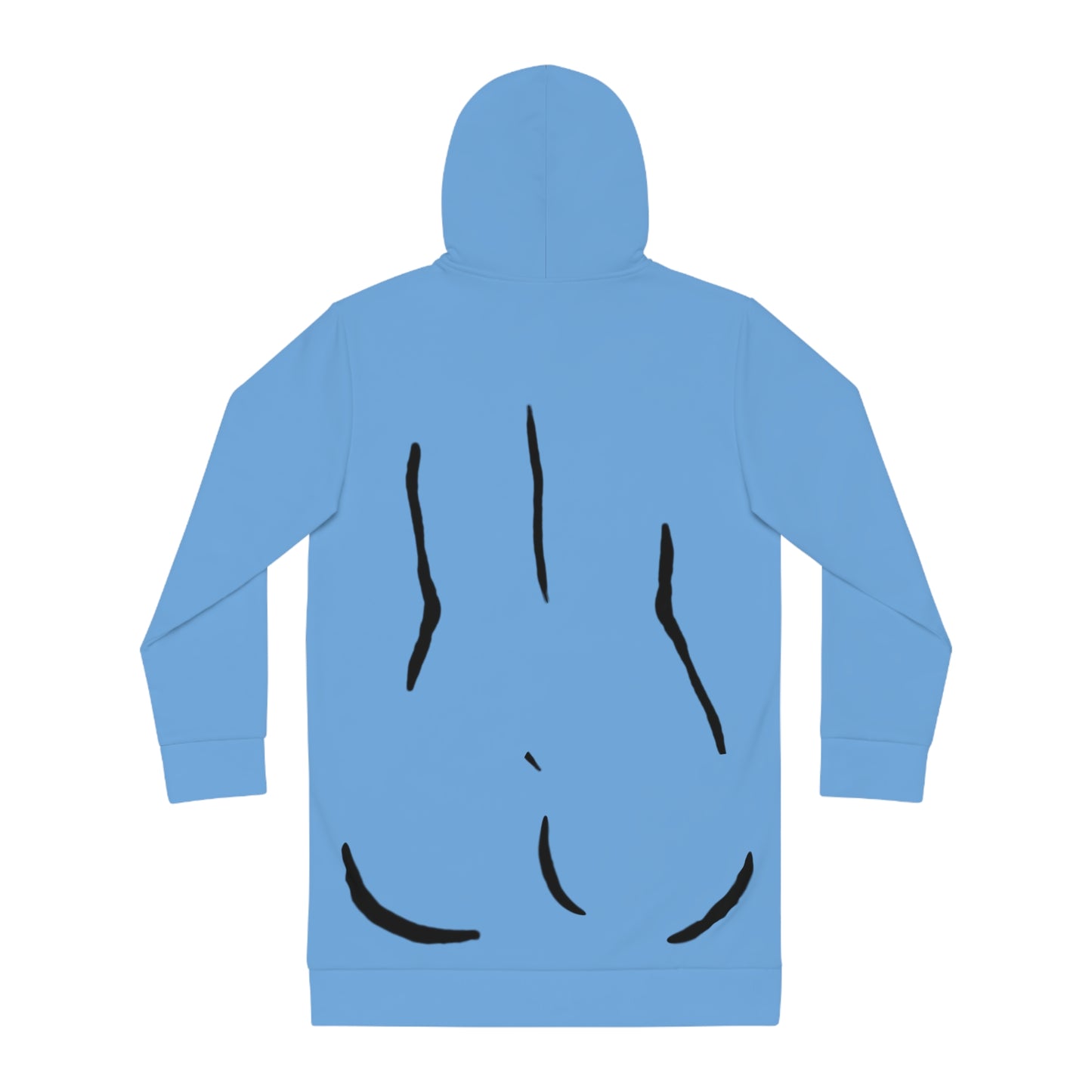 Sexy Alien Hoodie Dress (Blue)