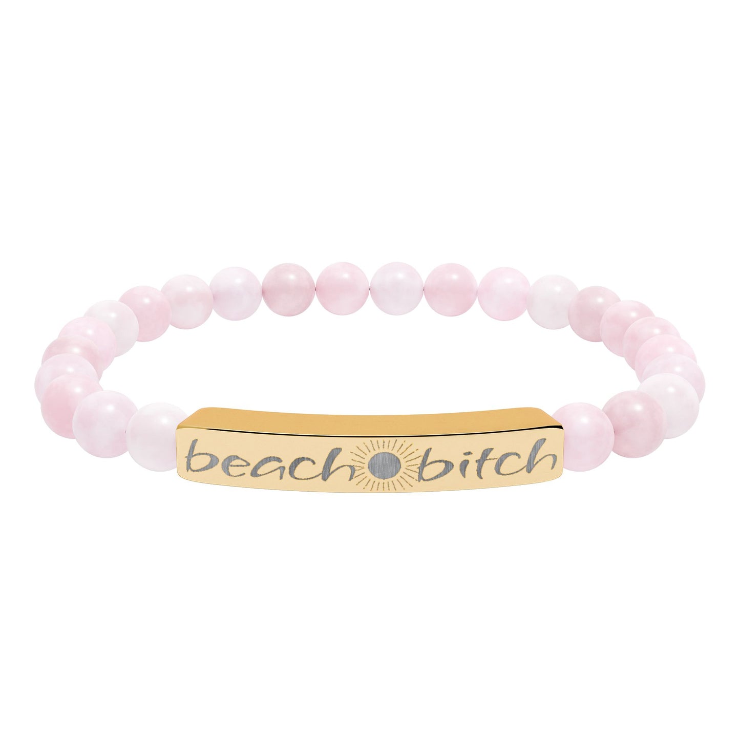 Beach Bitch Natural Stone Bracelet