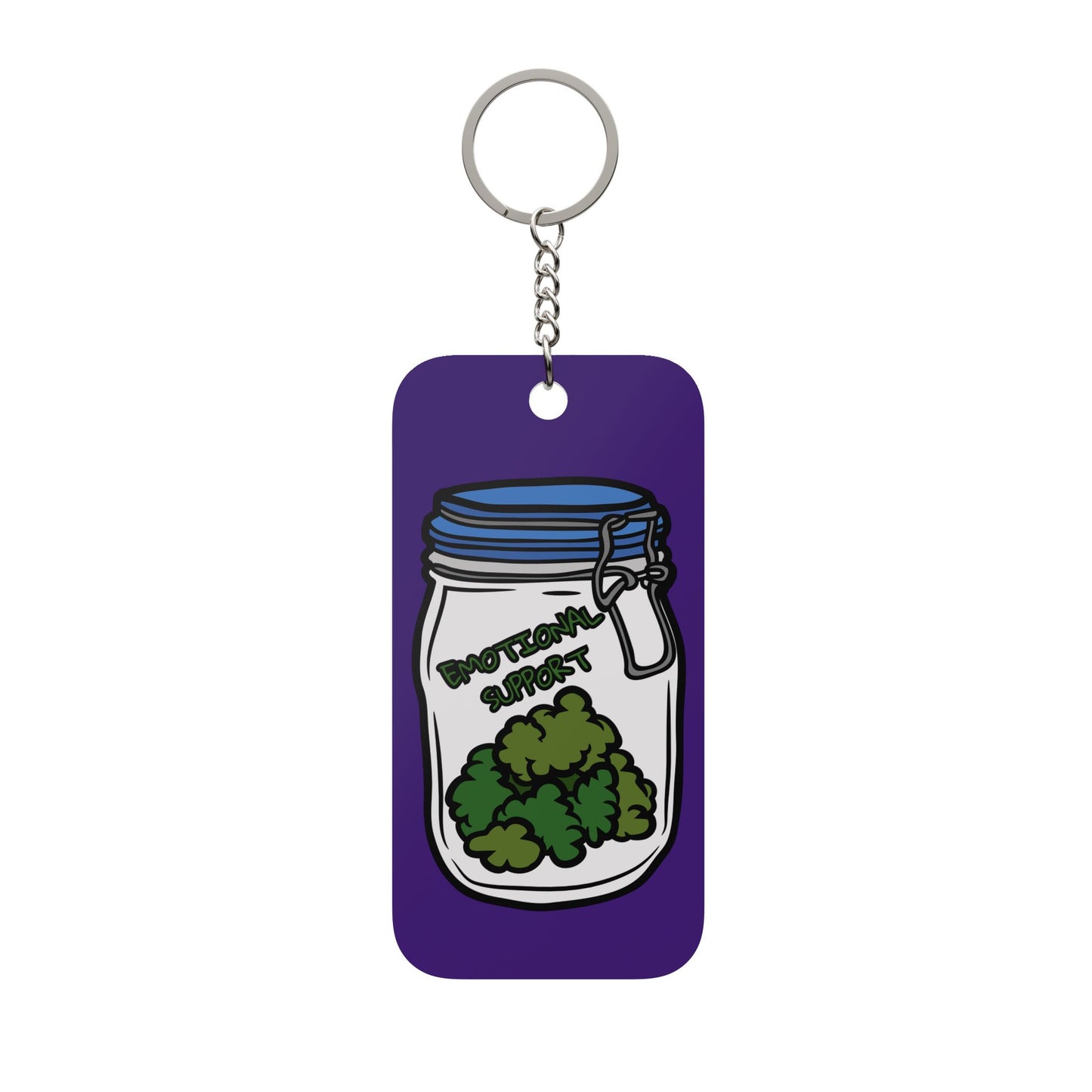 Emotional Support Weed Keychain