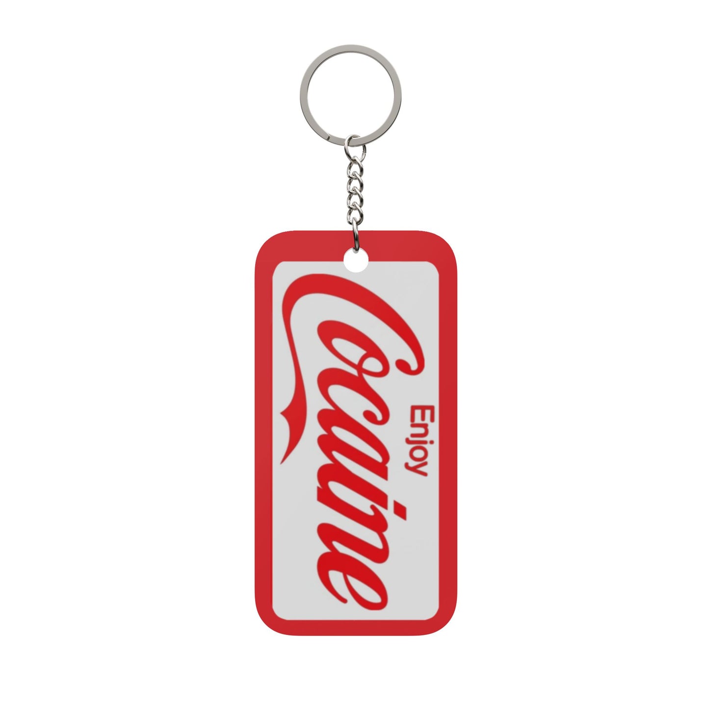 Enjoy Coke KeychainAcrylic 3.15" x 1.57" (8 cm x 4 cm) Double-sided print&nbsp;