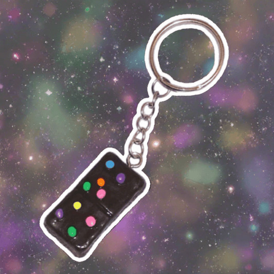 Cosmic Brownie Keychain - Chromatic Moonbeam Clothing